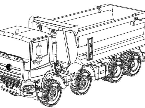 TATRA T158-8P6546261 8x8 2R 3D Model