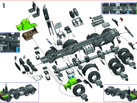 TATRA T158-8P6546261 8x8 2R 3D Model