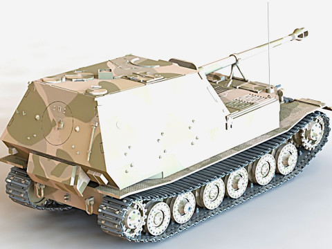 Tank Ferdinand Porsche Modelo 3D