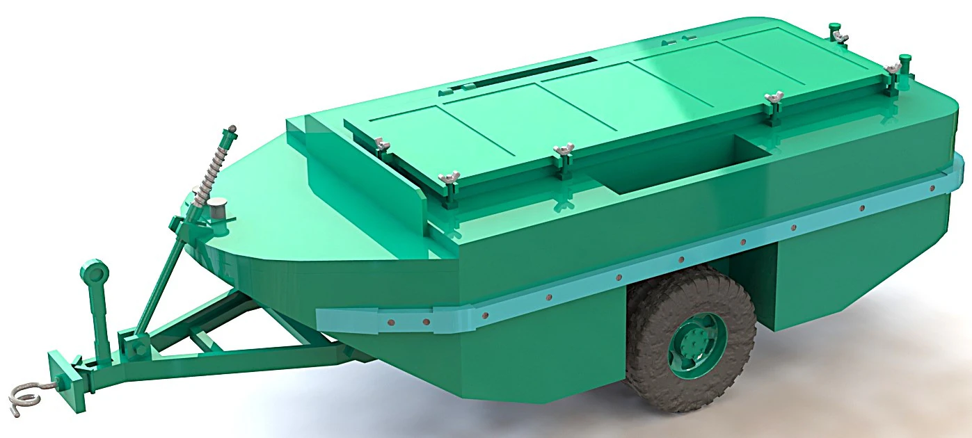 WTCT-6 TRAILER 3D Model .c4d .max .obj .3ds .fbx .stl .blend