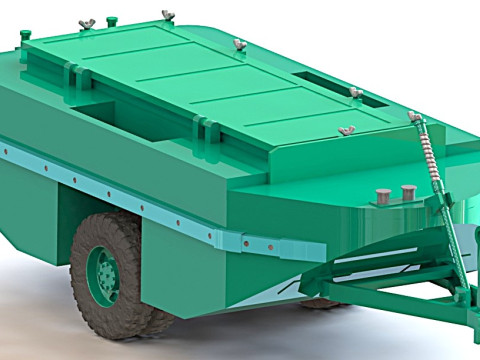 WTCT-6 TRAILER Modello 3D