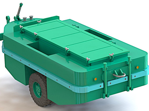WTCT-6 TRAILER Modello 3D