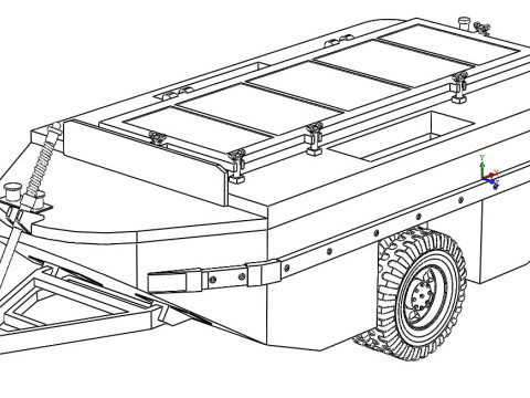 WTCT-6 TRAILER Modello 3D