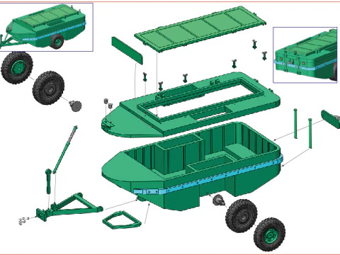 WTCT-6 TRAILER 3D Model