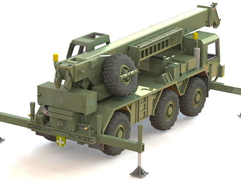 Faun ATF 6x6 3D Модель