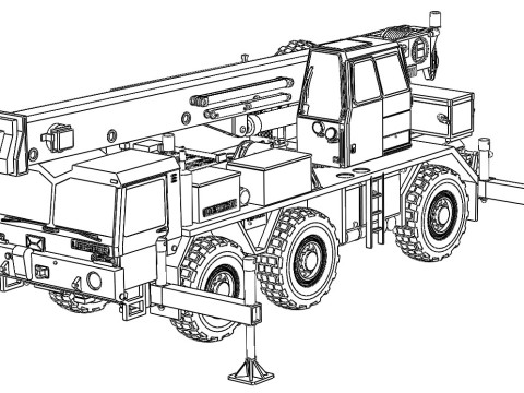 Faun ATF 6x6 3D Модель