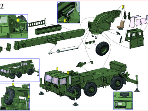 Faun ATF 6x6 3D Модель