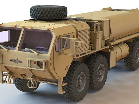 Oshkosh HEMIT-A4-M978A4-Tanker Model 3D