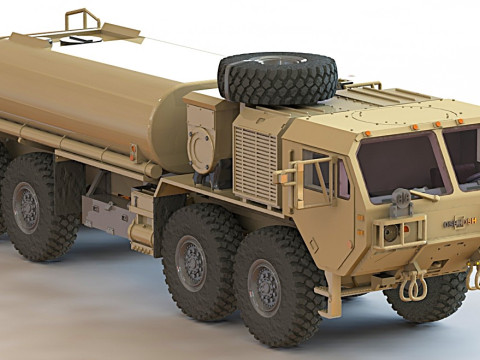 Oshkosh HEMIT-A4-M978A4-Tanker 3D Model