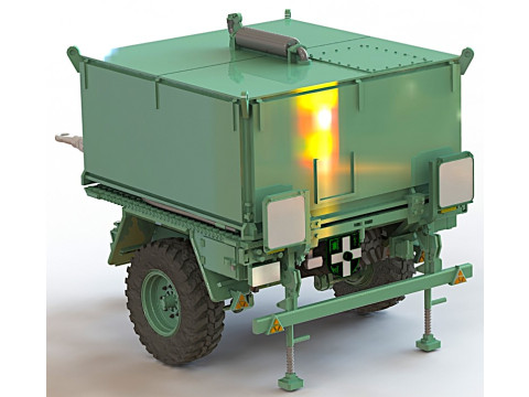 Anhanger 15 t Bundeswehr Model 3D