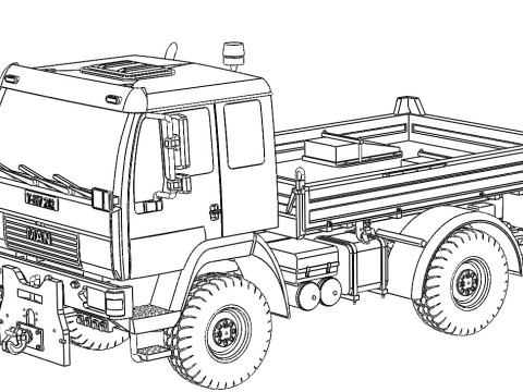 MAN LF 10220 3D Модель