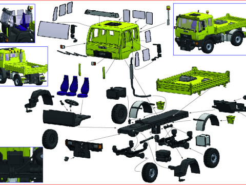 MAN LF 10220 3D Модель