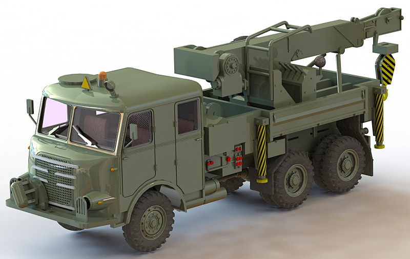 Grf Stift KRFD 210 起重车 3D 模型 .c4d .max .obj .3ds .fbx .stl .blend