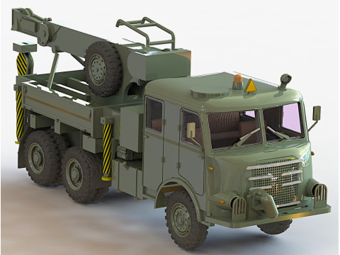 Grf Stift KRFD 210 起重车 3D 模型