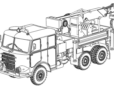 Grf Stift KRFD 210 起重车 3D 模型