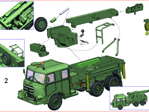 Grf Stift KRFD 210 起重车 3D 模型