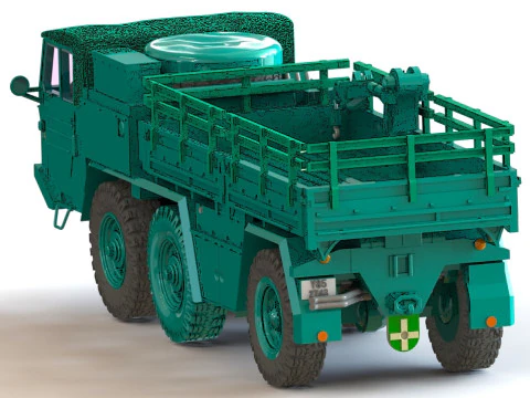Faun L 912-21 Mun Elite 3D Model