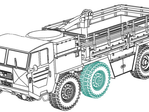 Faun L 912-21 문 엘리트 3D 모델
