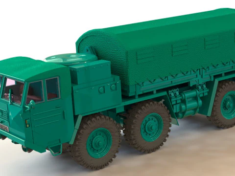 Fauno Z 912-21-203 6x6 Modelo 3D