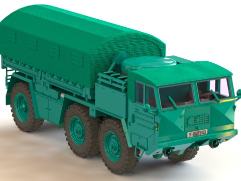 Faun Z 912-21-203 6x6 Modèle 3D