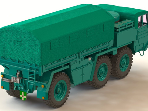 Faun Z 912-21-203 6x6 Modèle 3D