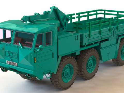 Faun Z 912-21-203 6x6 Modèle 3D