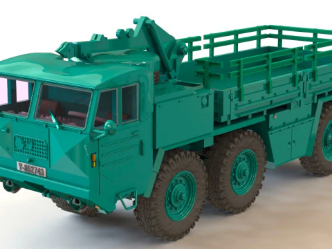 Faun Z 912-21-203 6x6 Model 3D