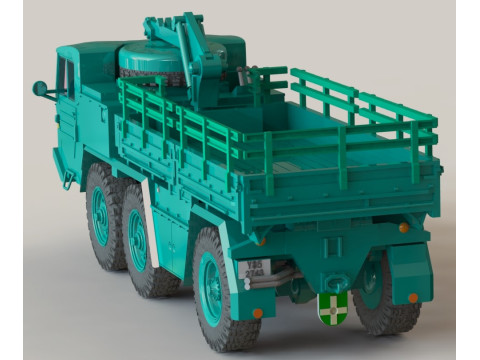 Faun Z 912-21-203 6x6 3D Модель