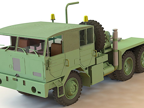 FAUN L 1212-45 VSA 6x6 1959 Modello 3D
