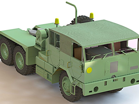 FAUN L 1212-45 VSA 6x6 1959 3D Modell
