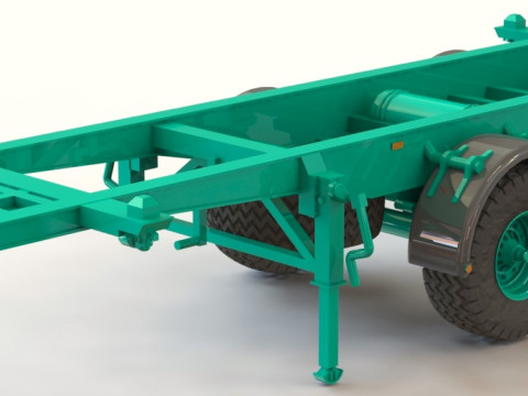 Schmitz SAnh Contransport Typ SCF 20 3D Modell