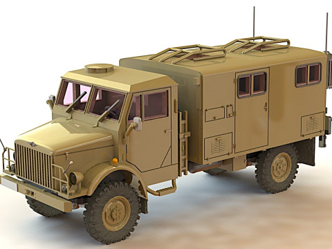 BORGWARD B 2000 AO Fukw 3D Modell