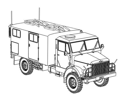 BORGWARD B 2000 AO Fukw 3D Model