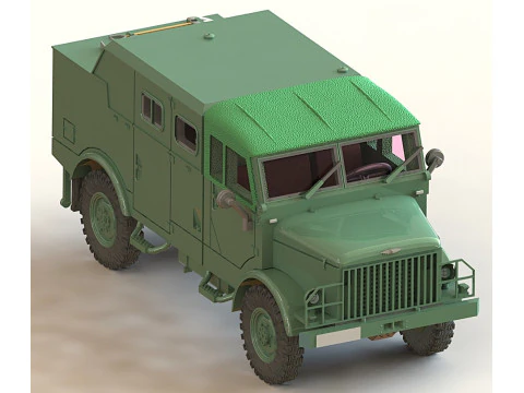 BORGWARD B 2000 AO Funk 3D Model