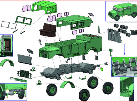 BORGWARD B 2000 АО Фанк 3D Модель