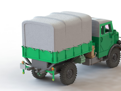 BORGWARD B 2000 LKW 3D Модель