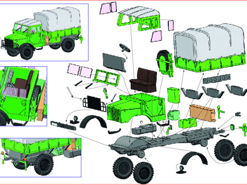 BORGWARD B 2000 LKW 3D Модель