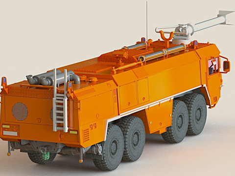 Bundeswehr-Feuerwehren - FlKfz 8000 Bw Modello 3D