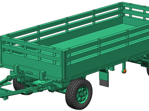 Last Wagen Anhanger 85 3D Model