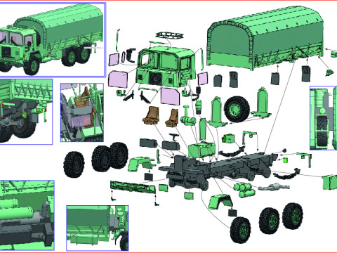 SAURER 10 DM 3D Model