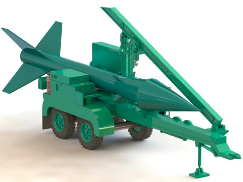 The Raketentransportanhanger M405 A1 3D Model