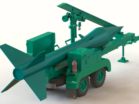 The Raketentransportanhanger M405 A1 3D Model