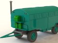 Rimorchio cucina militare 5t Modello 3D