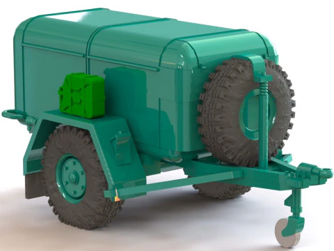 Military Compressed Air Generator 6CBM 3D Model