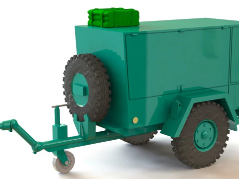 Comprimido militar tipo 680 Modelo 3D