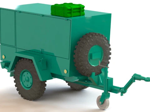 Comprimido militar tipo 680 Modelo 3D