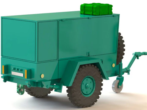 Comprimido militar tipo 680 Modelo 3D