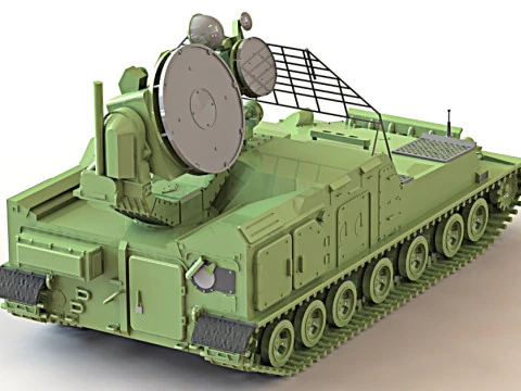 SA-4 Ganef 2K11 Krug 3D Model