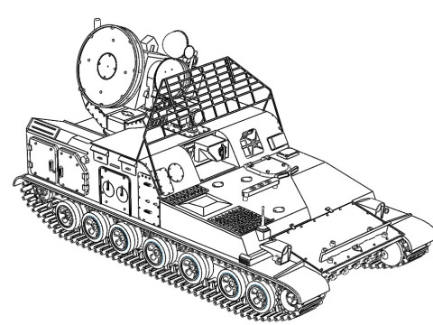 SA-4 Ganef 2K11 Krug Modelo 3D