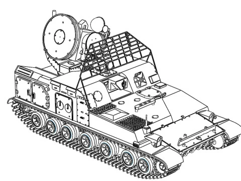 SA-4 Ganef 2K11 Krug 3D Model